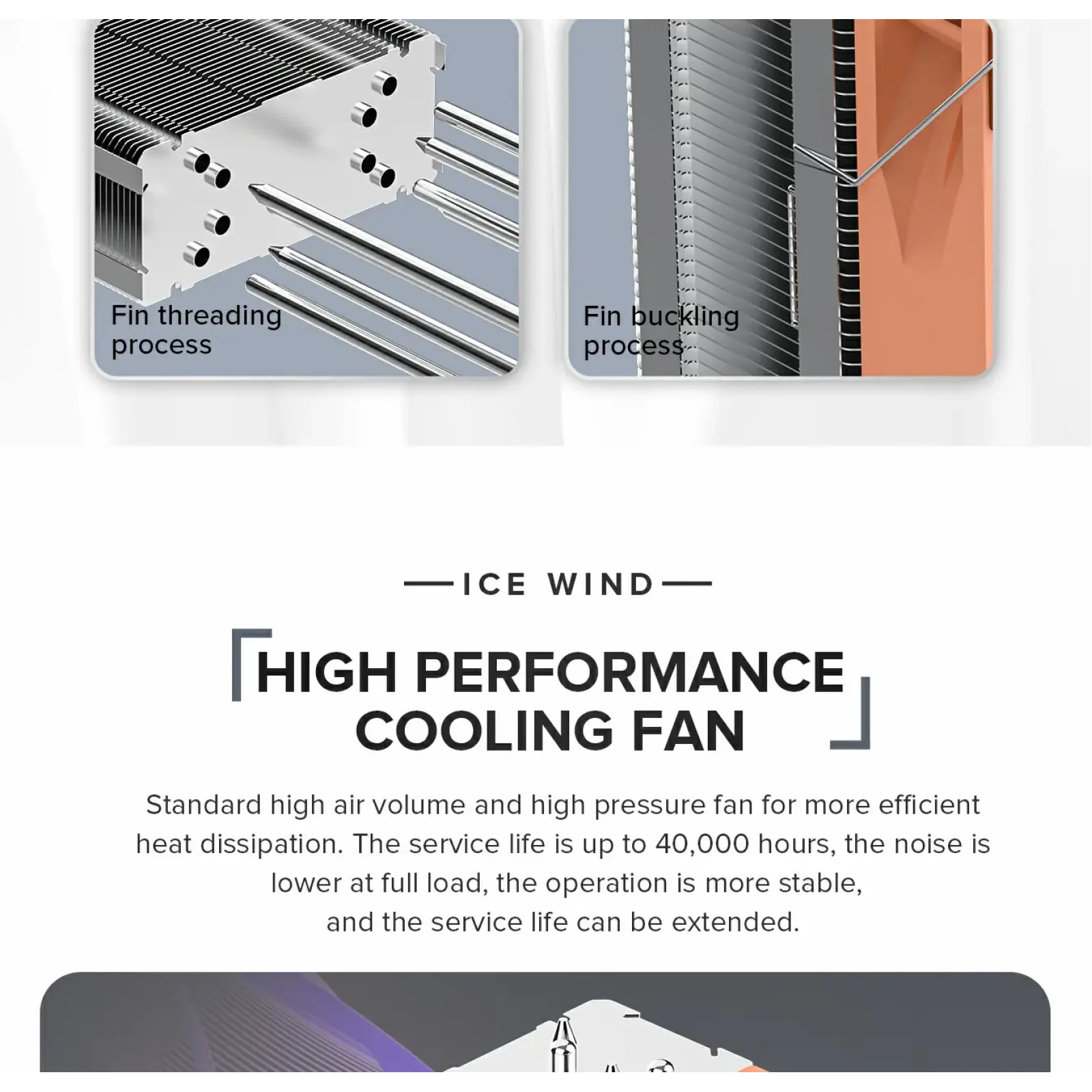 Процесорний кулер GAMEMAX Intel LGA115X/1366/1700 AMD AM4/AM5TDP 200W Ice Wind UA