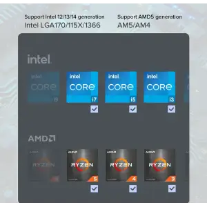 Процессорный кулер GAMEMAX Intel LGA115X/1366/1700 AMD AM4/AM5TDP 200W Ice Wind UA