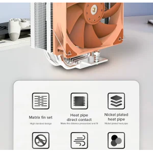 Процесорний кулер GAMEMAX Intel LGA115X/1366/1700 AMD AM4/AM5TDP 200W Ice Wind UA