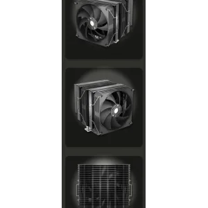 Процесорний кулер GAMEMAX Intel LGA1700/115X/1200 AMD  A M5/AM4TDP 250 Twin 600 Black UA