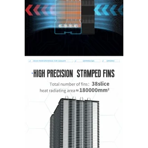 Процессорный кулер GAMEMAX Intel:1851/1700/1366/1200/115X; AMD: AM5/AM4, TDP 150W, Air Flow 48.8 CFM Gamma 90 Dark UA