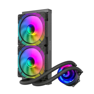 Процессорный кулер GAMEMAX 62.82 CFM, 1.89mmH20, 32dBA, 800 -2000RPM ,water pump: RPM 2300, NOICE 26.9dBA, Con IceChill 240V UA