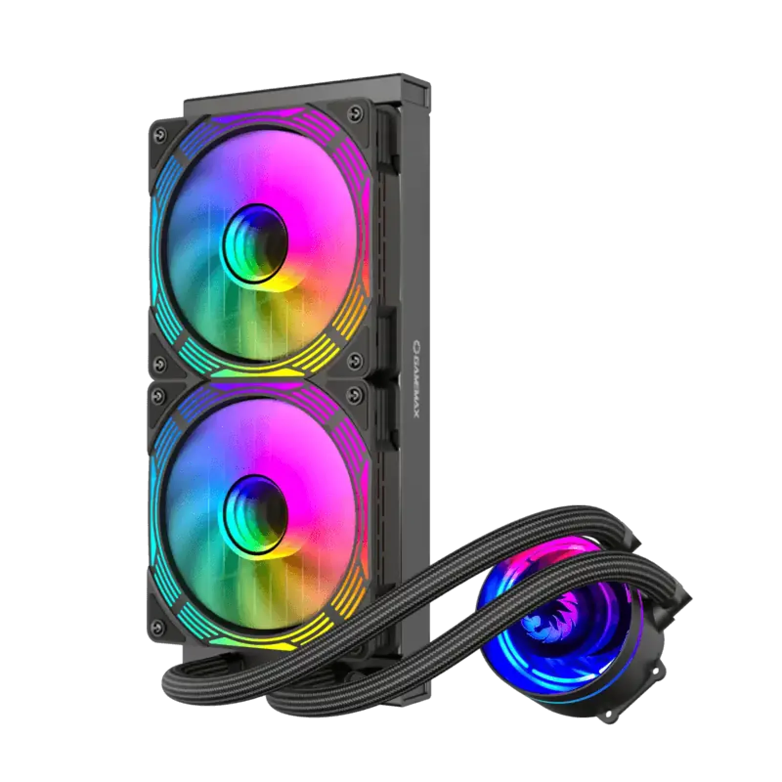 Процессорный кулер GAMEMAX 62.82 CFM, 1.89mmH20, 32dBA, 800 -2000RPM ,water pump: RPM 2300, NOICE 26.9dBA, Con IceChill 240V UA
