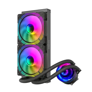 Процессорный кулер GAMEMAX 62.82 CFM, 1.89mmH20, 32dBA, 800 -2000RPM ,water pump: RPM 2300, NOICE 26.9dBA, Con IceChill 240V UA