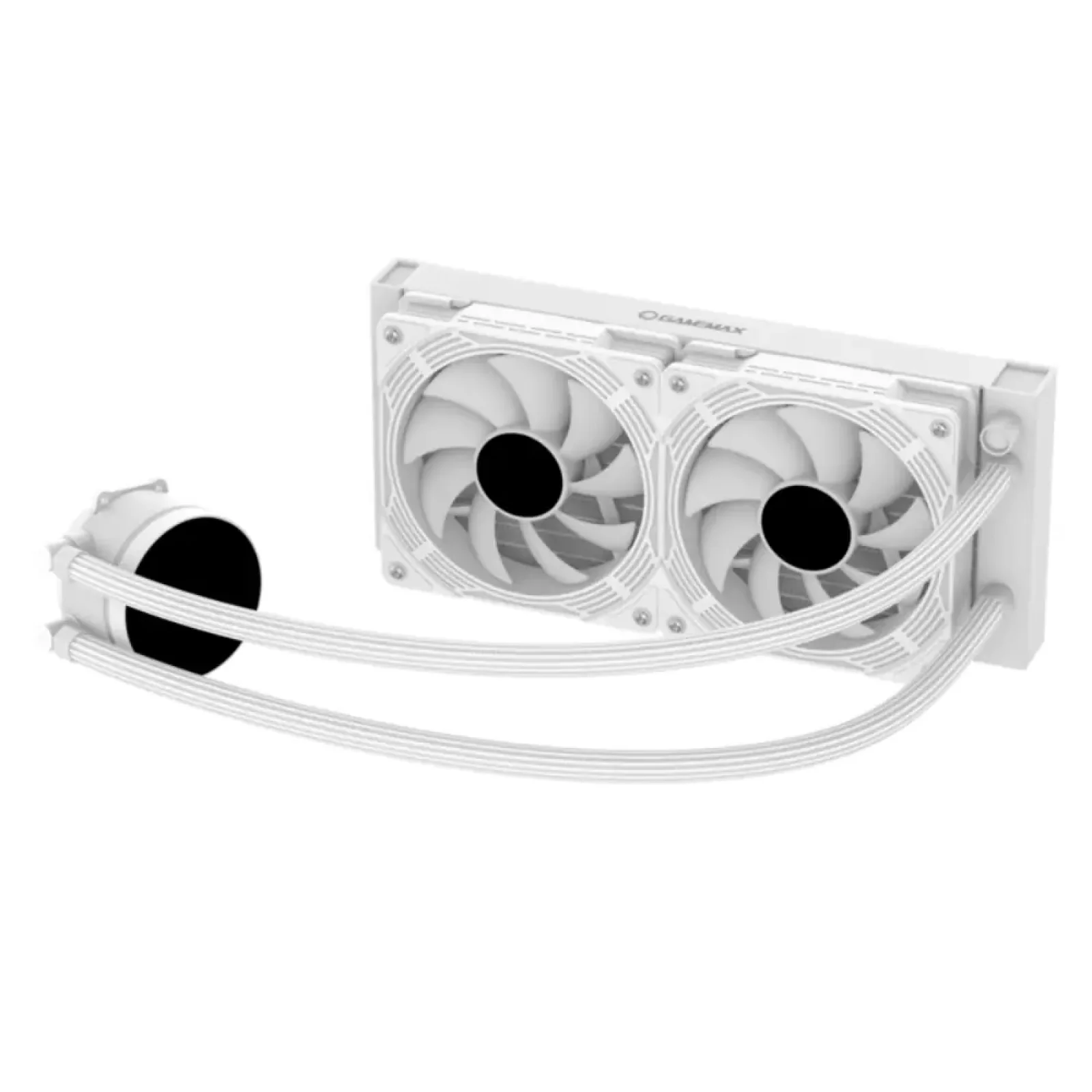 Процессорный кулер GAMEMAX 62.82 CFM, 1.89mmH20, 32dBA, 800 -2000RPM ,water pump: RPM 2300, NOICE 26.9dBA, Con IceChill 240V White UA