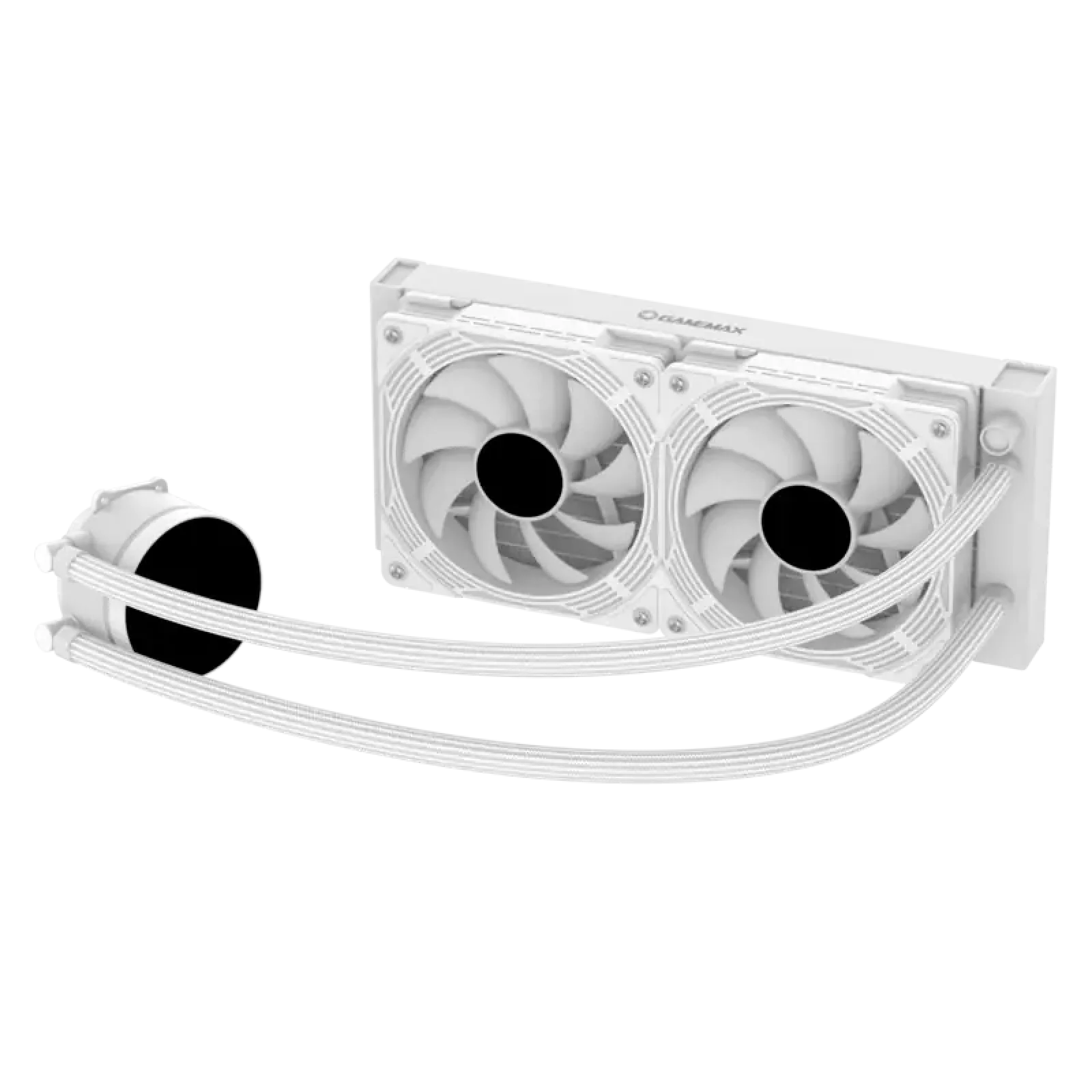 Процессорный кулер GAMEMAX 62.82 CFM, 1.89mmH20, 32dBA, 800 -2000RPM ,water pump: RPM 2300, NOICE 26.9dBA, Con IceChill 240V White UA