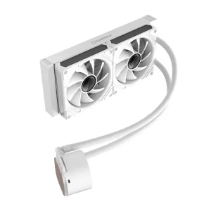 Процессорный кулер GAMEMAX 58.8 CFM, 1.89mmH20, Max: 36.9d B(A), 800-1800RPM ,water pump: RPM 2400, NOICE 26. IceBurg 240 Digital WH UA