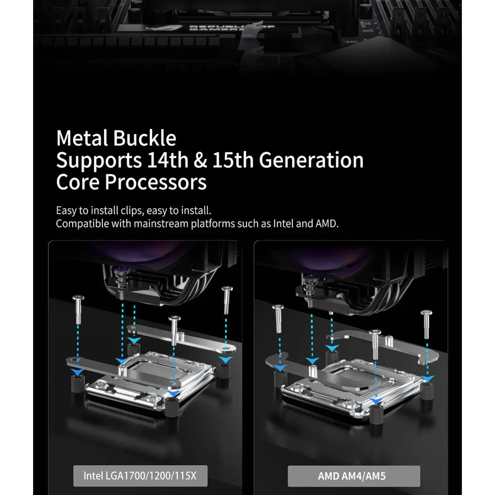 Процесорний кулер GAMEMAX Intel:1851/1700/1366/1200/115X; AMD: AM5/AM4, TDP 190W, Air Flow 48.8 CFM Gamma 90 Digital BK UA