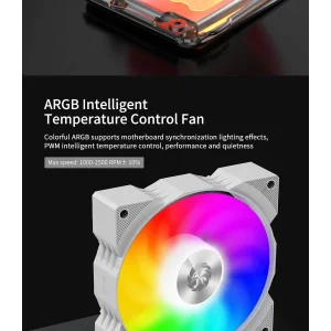 Процесорний кулер GAMEMAX Intel:1851/1700/1366/1200/115X; AMD: AM5/AM4, TDP 190W, Air Flow 48.8 CFM Gamma 90 Digital WH UA