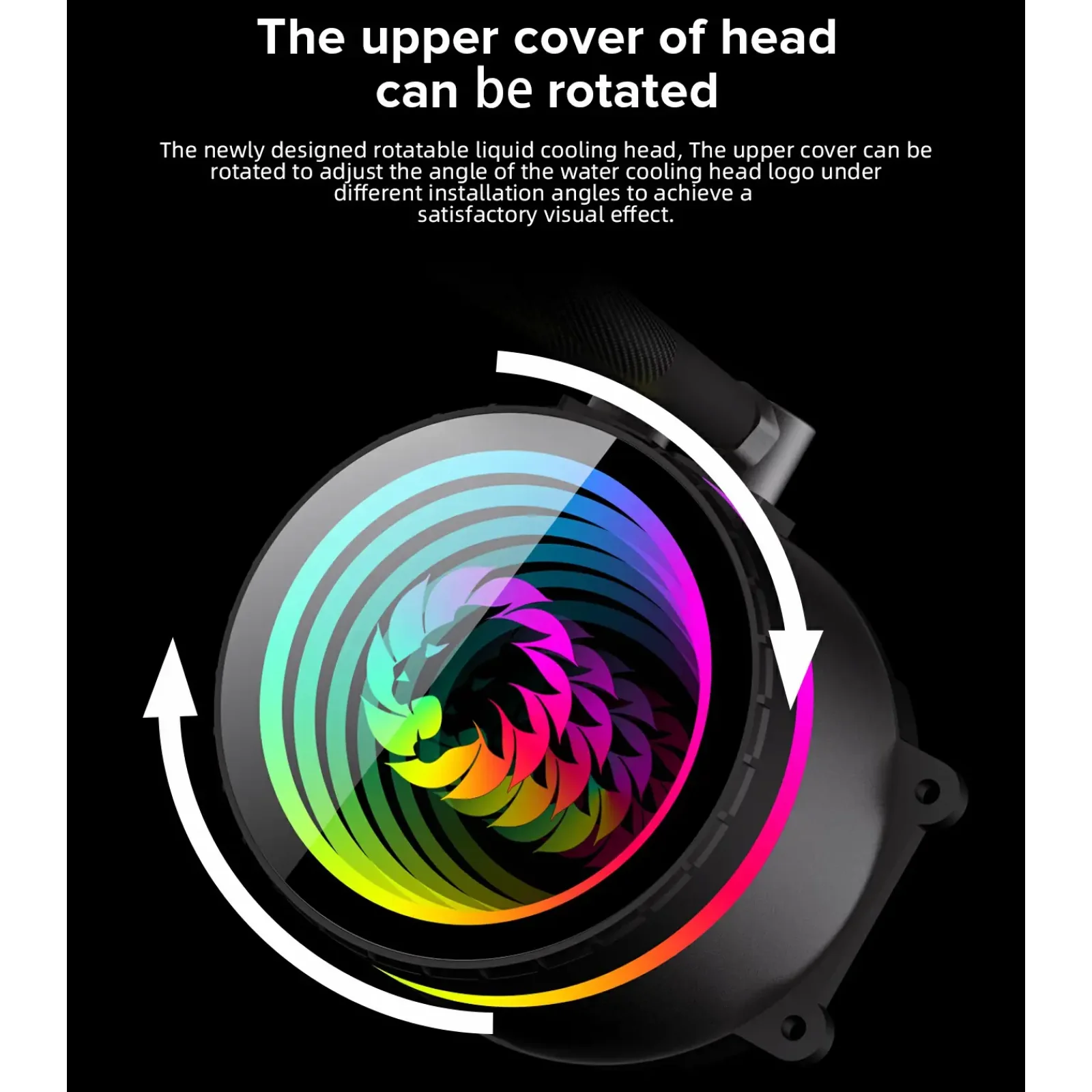 Процесорний кулер GAMEMAX 62.82 CFM, 1.89mmH20, 26.9dBA, 8 00-2000RPM ,water pump: RPM 2300, NOICE 26.9dBA, C Iceburg 120 BK UA