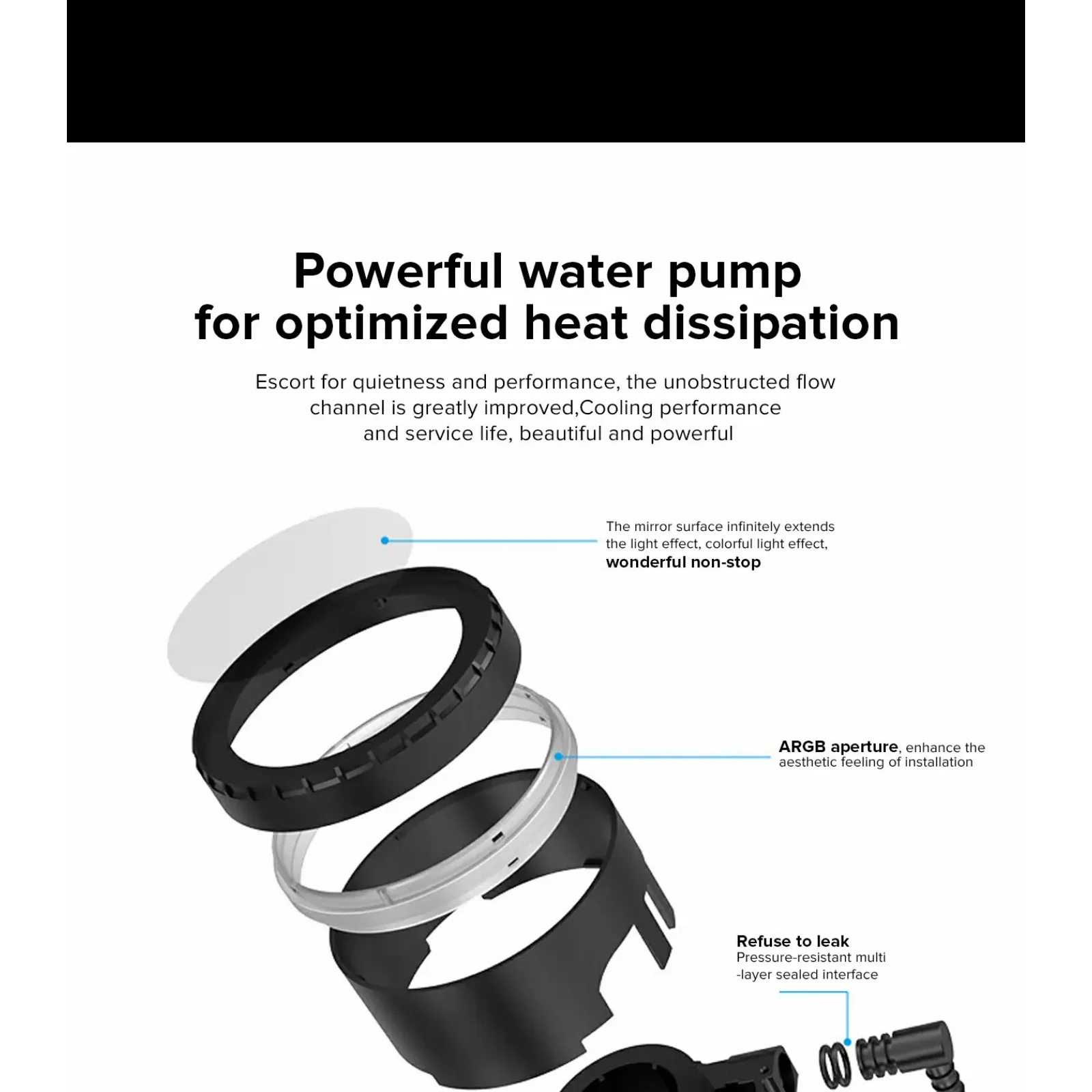 Процесорний кулер GAMEMAX 62.82 CFM, 1.89mmH20, 26.9dBA, 8 00-2000RPM ,water pump: RPM 2300, NOICE 26.9dBA, C Iceburg 120 BK UA