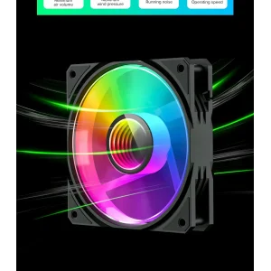 Процесорний кулер GAMEMAX 62.82 CFM, 1.89mmH20, 26.9dBA, 8 00-2000RPM ,water pump: RPM 2300, NOICE 26.9dBA, C Iceburg 120 BK UA