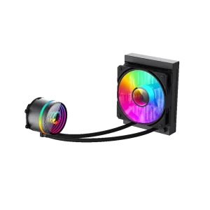 Процесорний кулер GAMEMAX 62.82 CFM, 1.89mmH20, 26.9dBA, 8 00-2000RPM ,water pump: RPM 2300, NOICE 26.9dBA, C Iceburg 120 BK UA