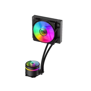 Процесорний кулер GAMEMAX 62.82 CFM, 1.89mmH20, 26.9dBA, 8 00-2000RPM ,water pump: RPM 2300, NOICE 26.9dBA, C Iceburg 120 BK UA