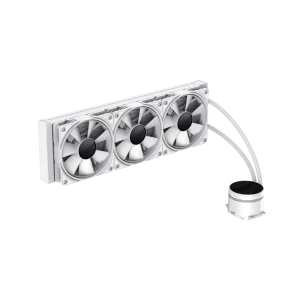 Процесорний кулер GAMEMAX 62.82 CFM, 1.89mmH20, 32dBA, 800 -2000RPM water pump: RPM 2300, NOICE 26.9dBA, Con IceBurg 360 Infinity WH UA