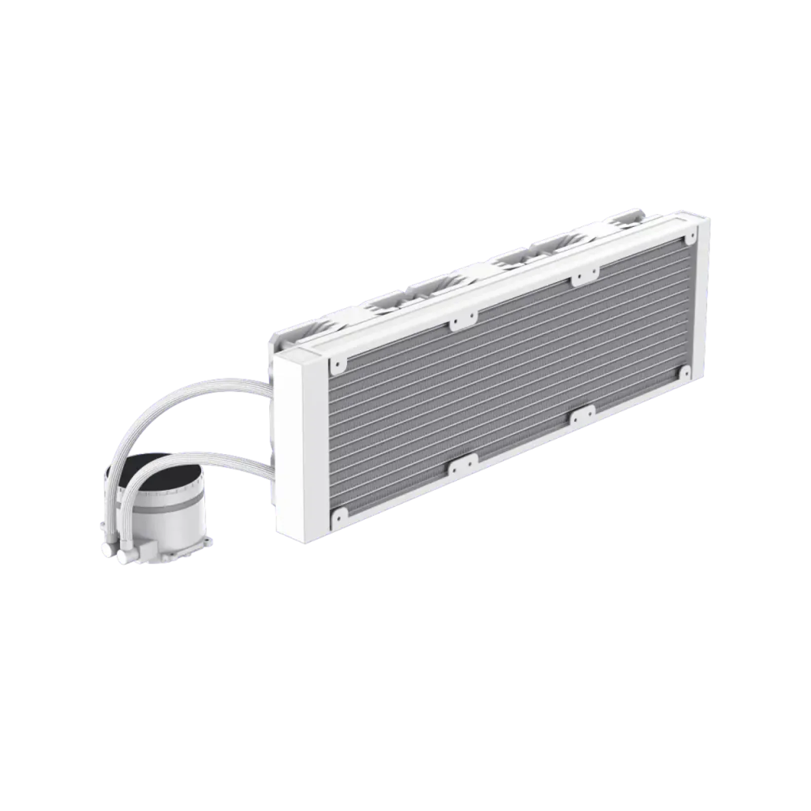 Процесорний кулер GAMEMAX 62.82 CFM, 1.89mmH20, 32dBA, 800 -2000RPM water pump: RPM 2300, NOICE 26.9dBA, Con IceBurg 360 Infinity WH UA