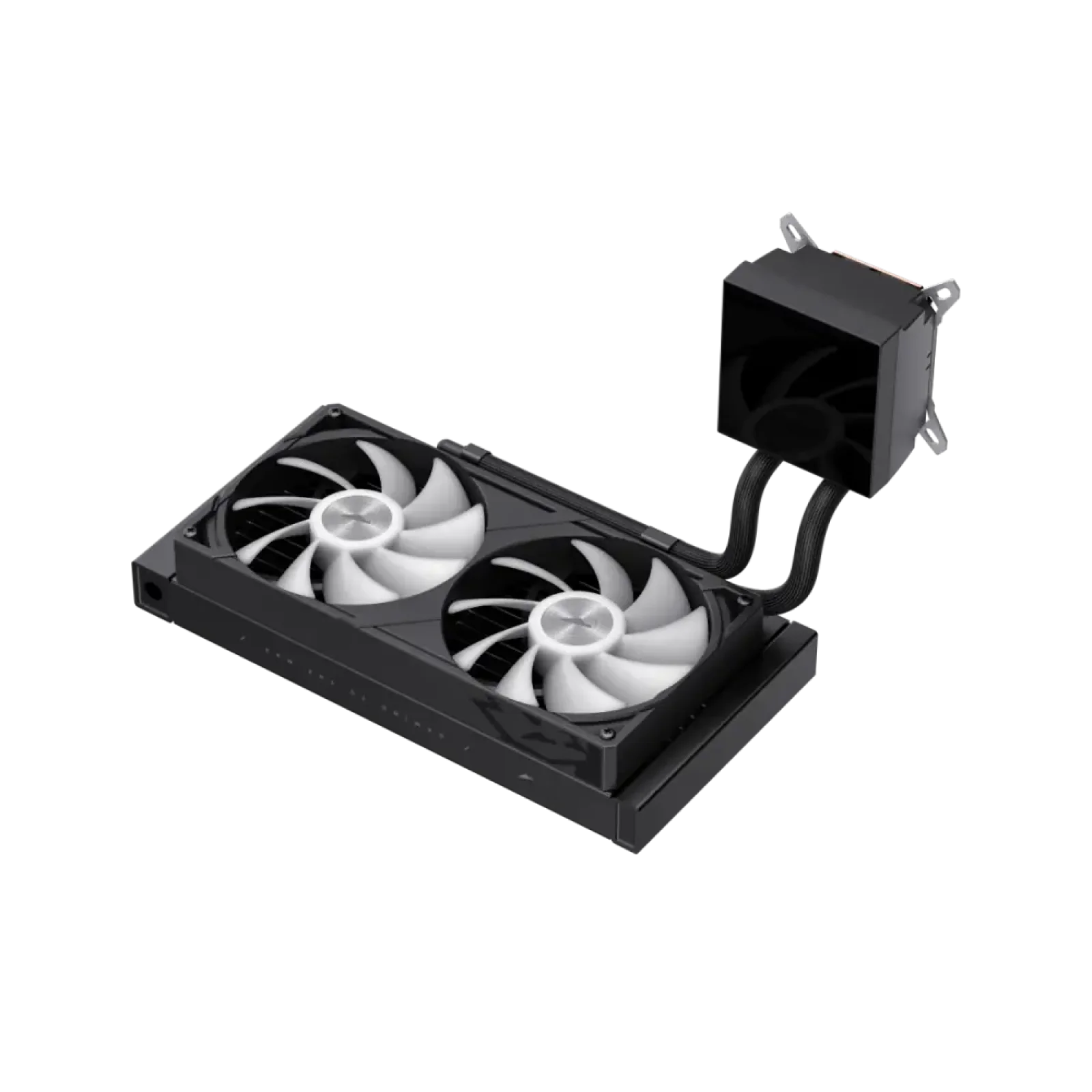 Процессорный кулер GAMEMAX TDP 280 85.82 CFM, 2.23mmH20, Max: 31.5dB(A）, 800-2500RPM ,water pump:NOICE 30.0 GLACIER 240 LCD BK UA