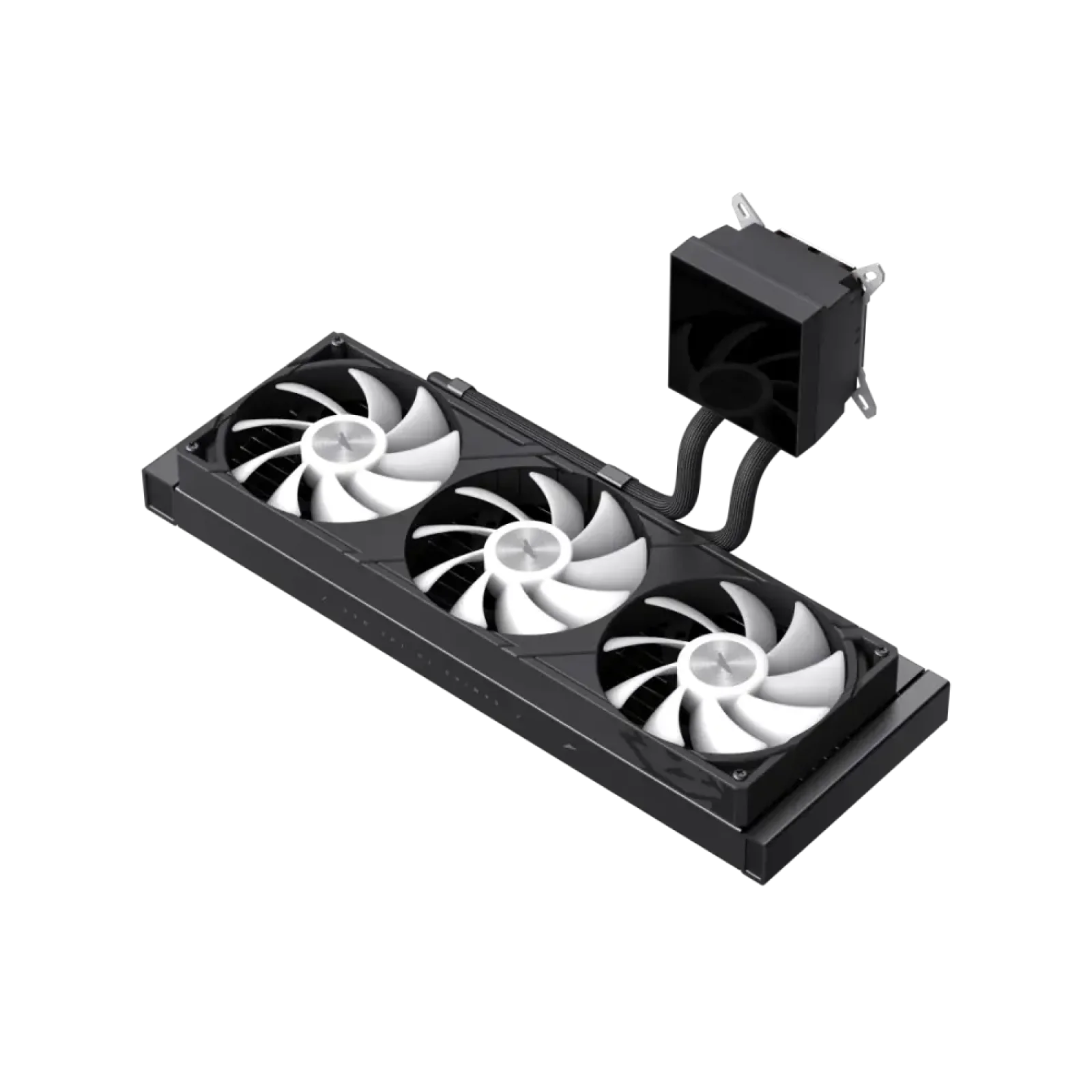 Процессорный кулер GAMEMAX TDP 330 85.82 CFM, 2.23mmH20, Max: 31.5dB(A）, 800-2500RPM ,water pump:NOICE 30.0 GLACIER 360 LCD BK UA