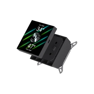 Процессорный кулер GAMEMAX TDP 330 85.82 CFM, 2.23mmH20, Max: 31.5dB(A）, 800-2500RPM ,water pump:NOICE 30.0 GLACIER 360 LCD BK UA