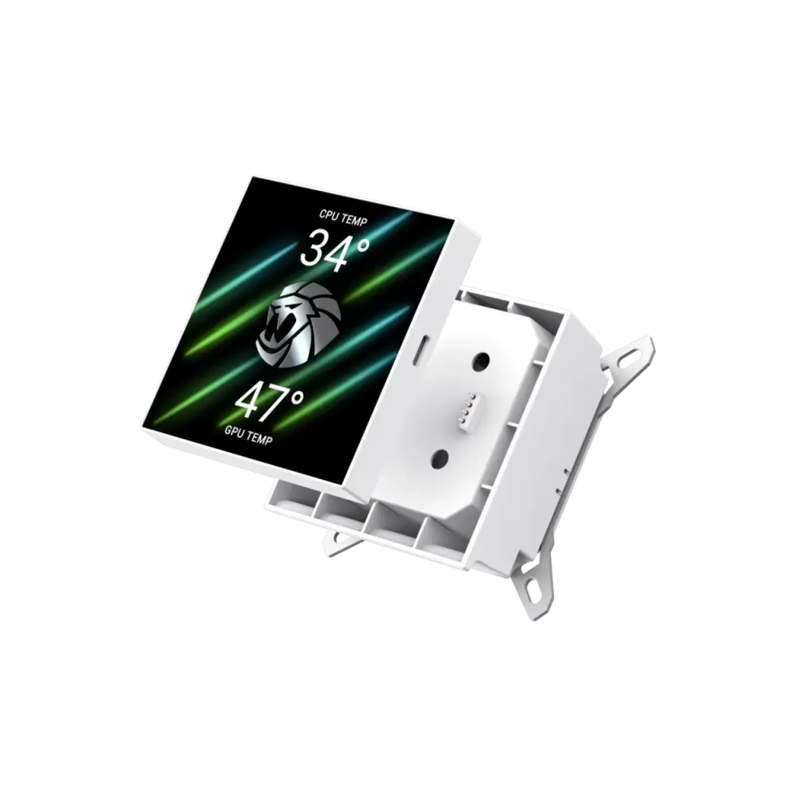 Процессорный кулер GAMEMAX TDP 330 85.82 CFM, 2.23mmH20, Max: 31.5dB(A）, 800-2500RPM ,water pump:NOICE 30.0 GLACIER 360 LCD WH UA