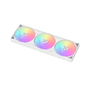 Процессорный кулер GAMEMAX TDP 330 85.82 CFM, 2.23mmH20, Max: 31.5dB(A）, 800-2500RPM ,water pump:NOICE 30.0 GLACIER 360 LCD WH UA