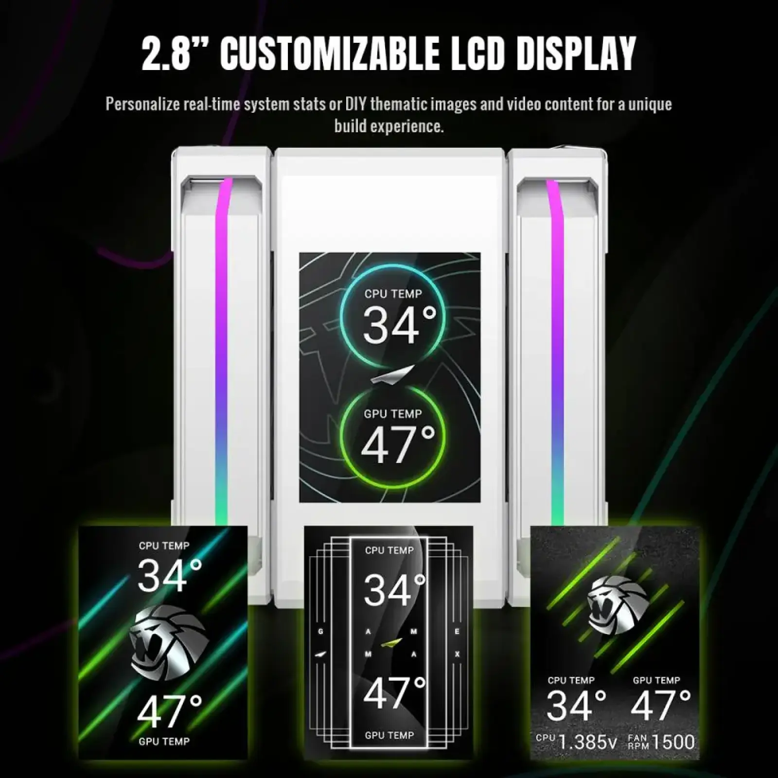 Кулер для процесора GameMax Sigma 620 White (SIGMA 620 WH) UA