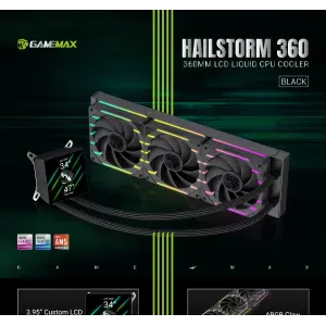 Процесорний кулер GameMax Hailstorm 360 BK UA