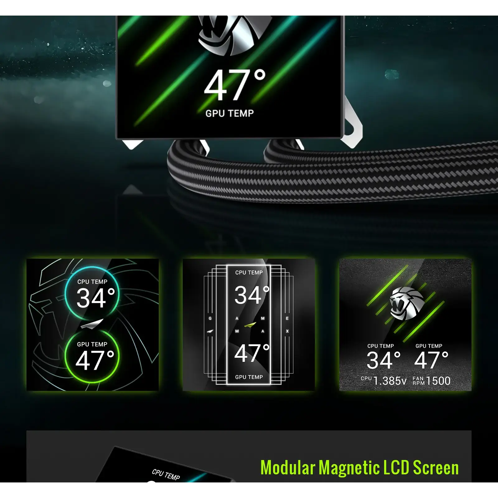 Процесорний кулер GameMax Hailstorm 360 BK UA