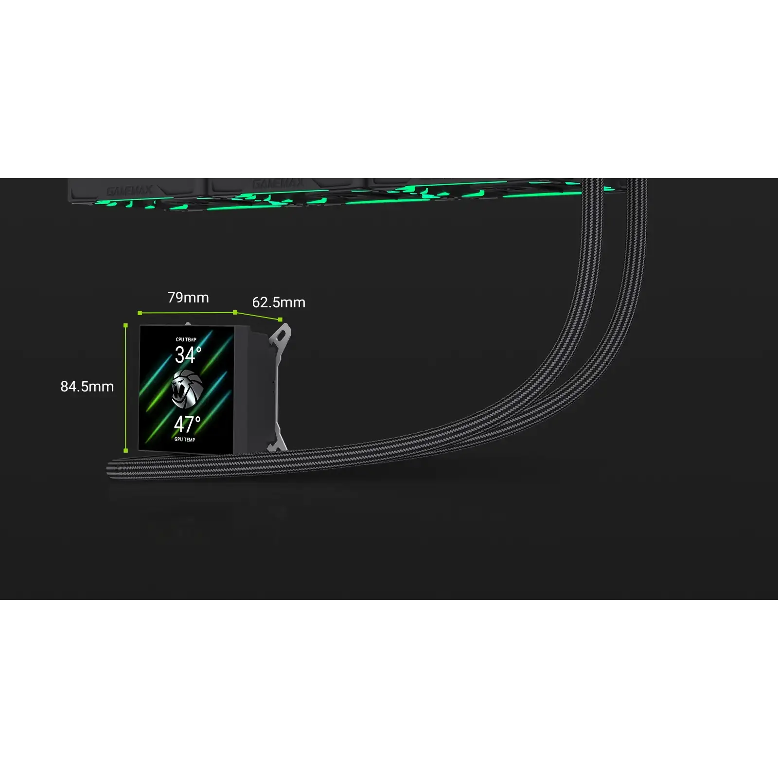 Процесорний кулер GameMax Hailstorm 360 BK UA