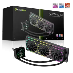 Процесорний кулер GameMax Hailstorm 360 BK UA