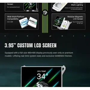 Процесорний кулер GameMax Hailstorm 360 WH (HAILSTORM 360 WH) UA