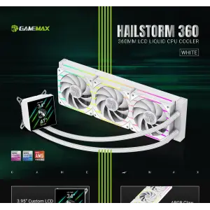 Процесорний кулер GameMax Hailstorm 360 WH (HAILSTORM 360 WH) UA