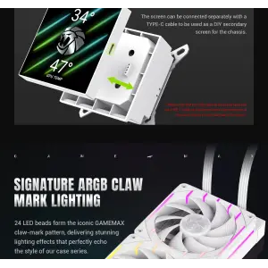 Процесорний кулер GameMax Hailstorm 360 WH (HAILSTORM 360 WH) UA