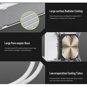 Процесорний кулер GameMax Hailstorm 360 WH (HAILSTORM 360 WH) UA