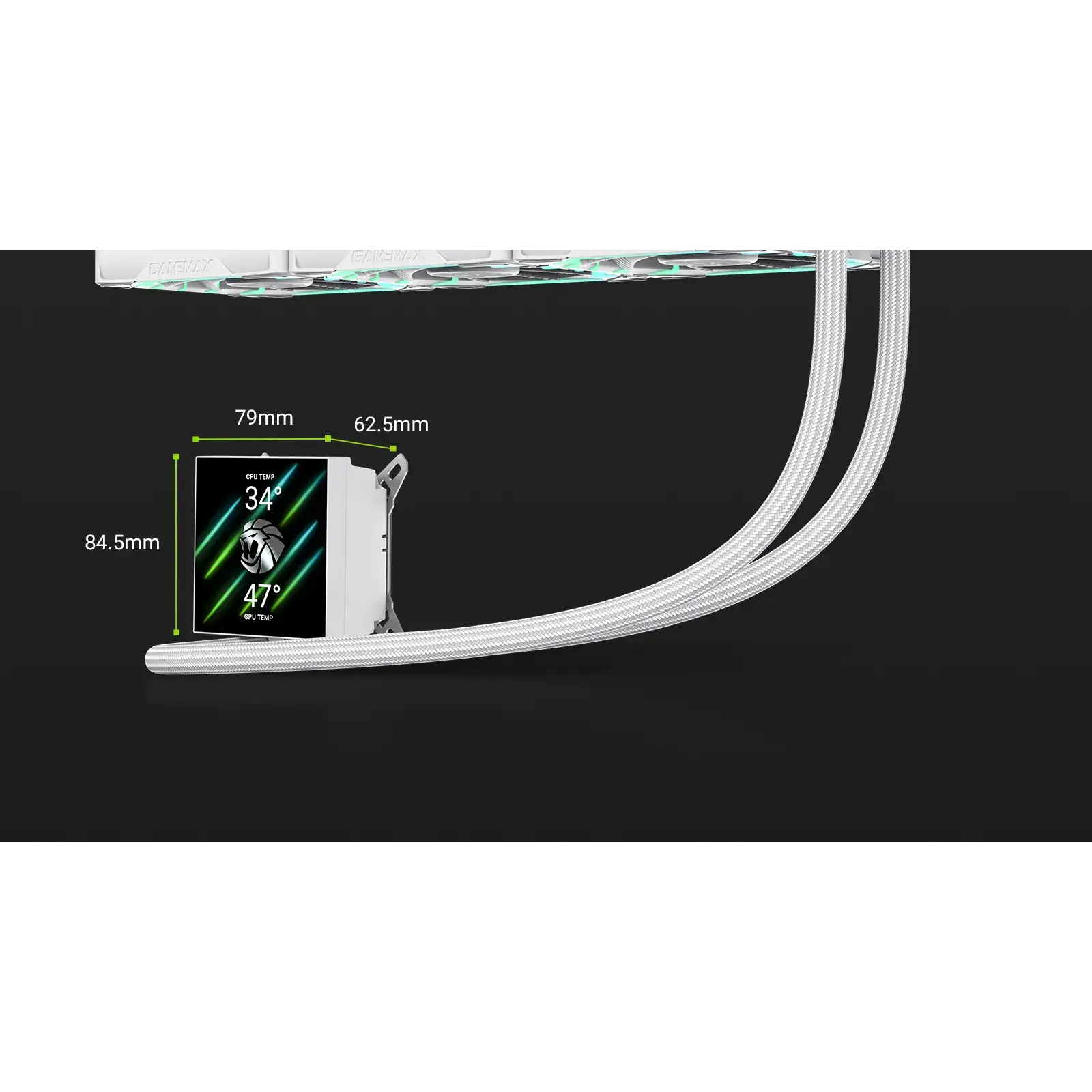 Процесорний кулер GameMax Hailstorm 360 WH (HAILSTORM 360 WH) UA