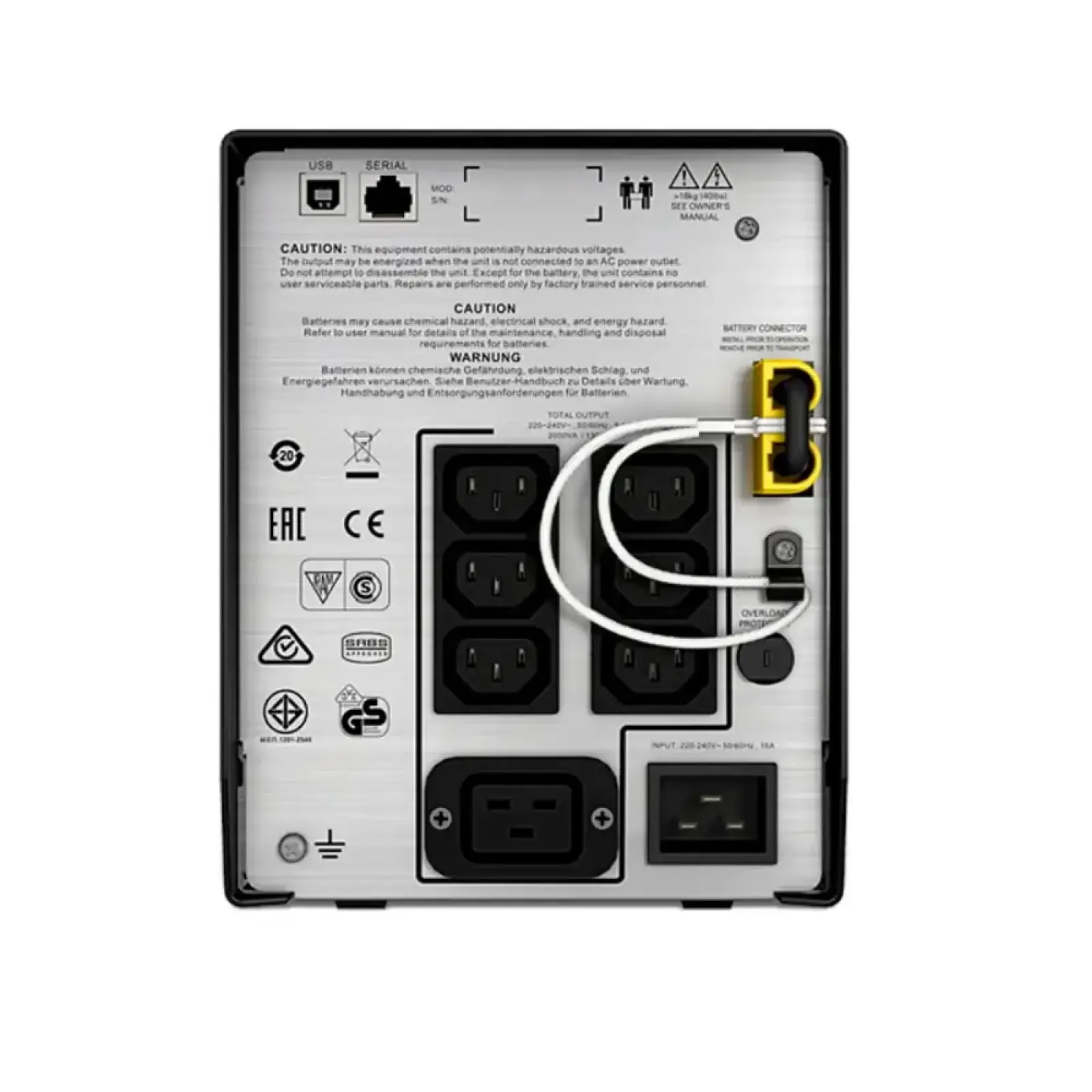 ИБП APC 1300W/2000VA,L-I,USB,LCD SMC2000I UA