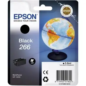 Чорнила EPSON чорні для WF-100W C13T26614010 UA