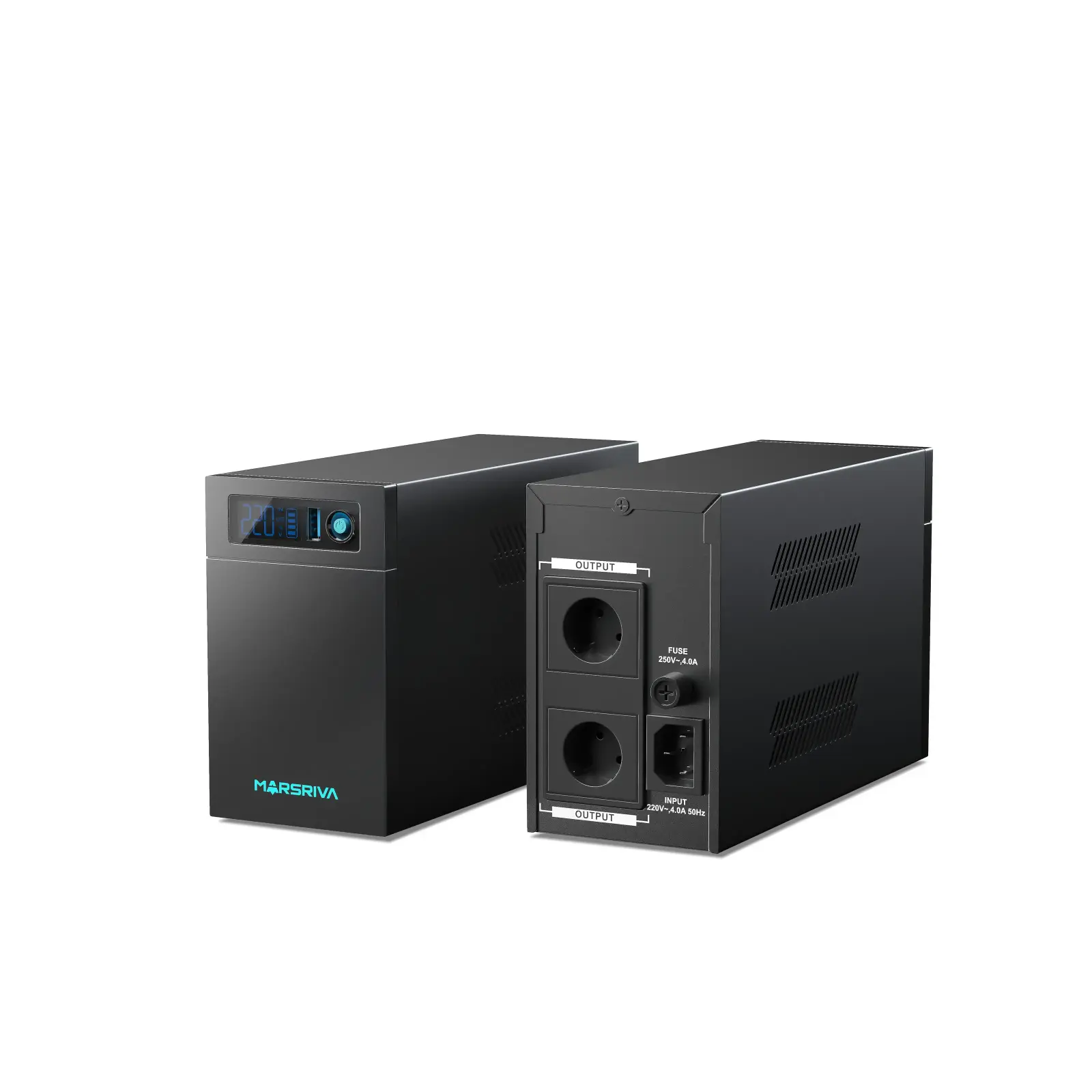 Джерело безперебійного живлення MARSRIVA для комп'ютера MR-UF800L800VA Smart Line-Interactive UPS w UA