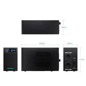 Джерело безперебійного живлення MARSRIVA для комп'ютера MR-UF800L800VA Smart Line-Interactive UPS w UA