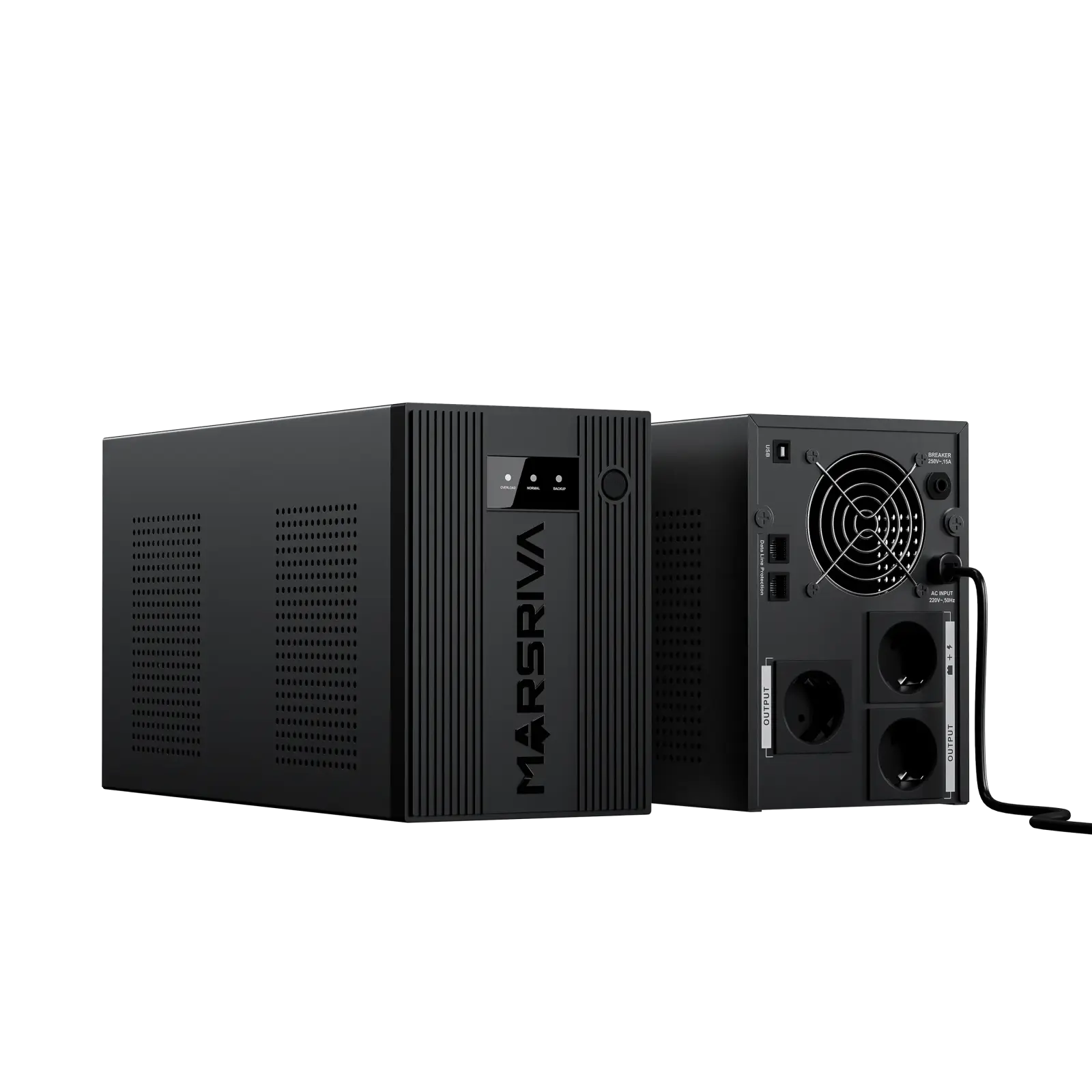 Джерело безперебійного живлення MARSRIVA для комп'ютера MR-UF3000,3000VA Smart Line-Interactive UPS MR-UF3000 UA