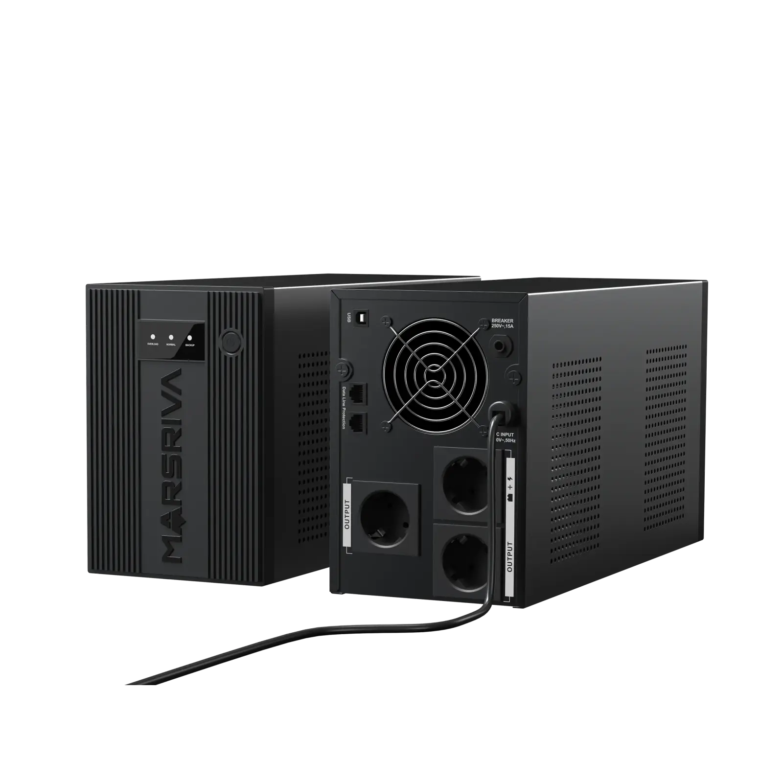 Джерело безперебійного живлення MARSRIVA для комп'ютера MR-UF3000,3000VA Smart Line-Interactive UPS MR-UF3000 UA