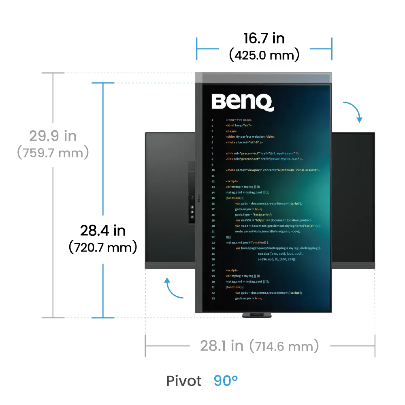 Монітор BENQ RD320UA (9H.LMTLA.TBE) UA