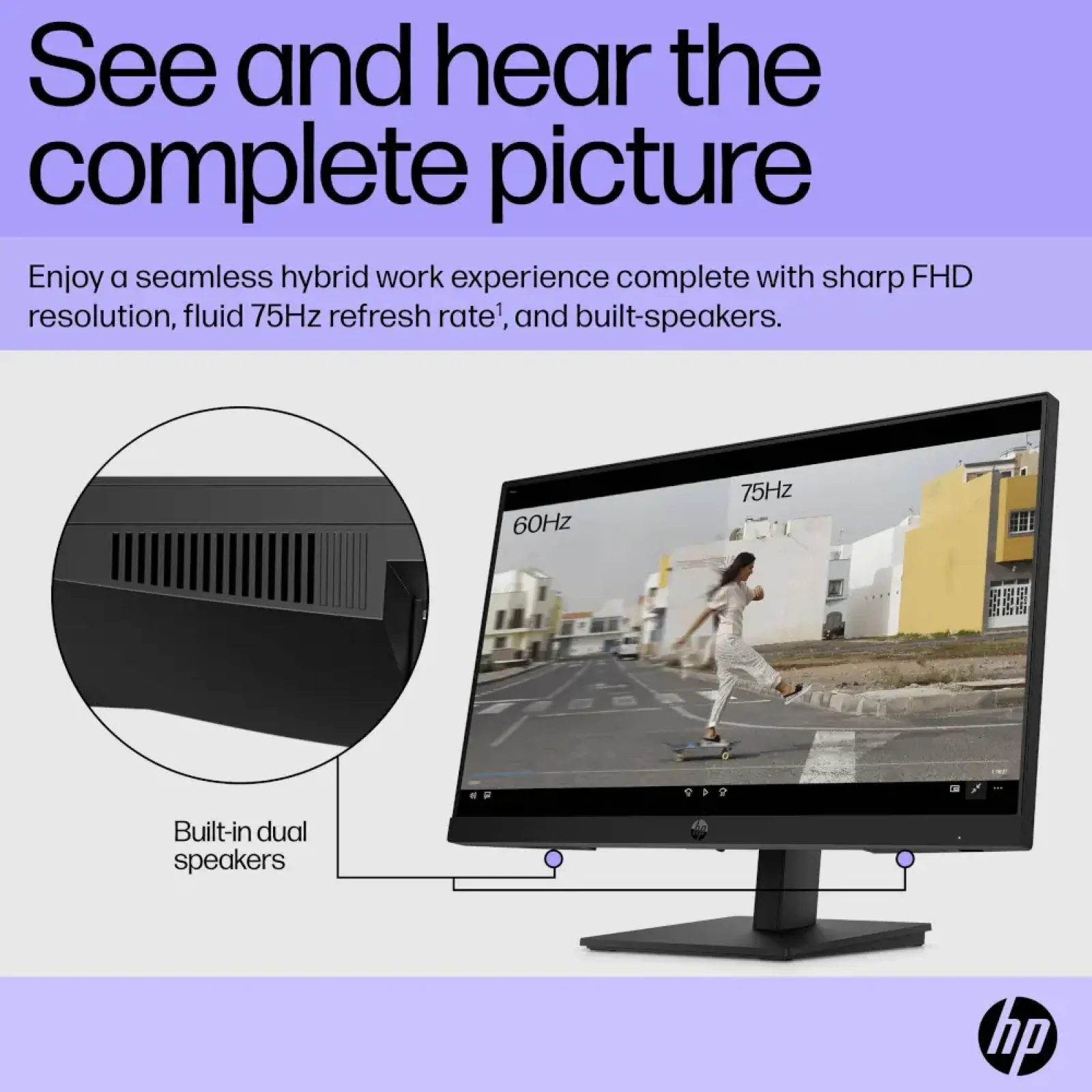 Монитор HP P22h G5 (64W30AA) UA