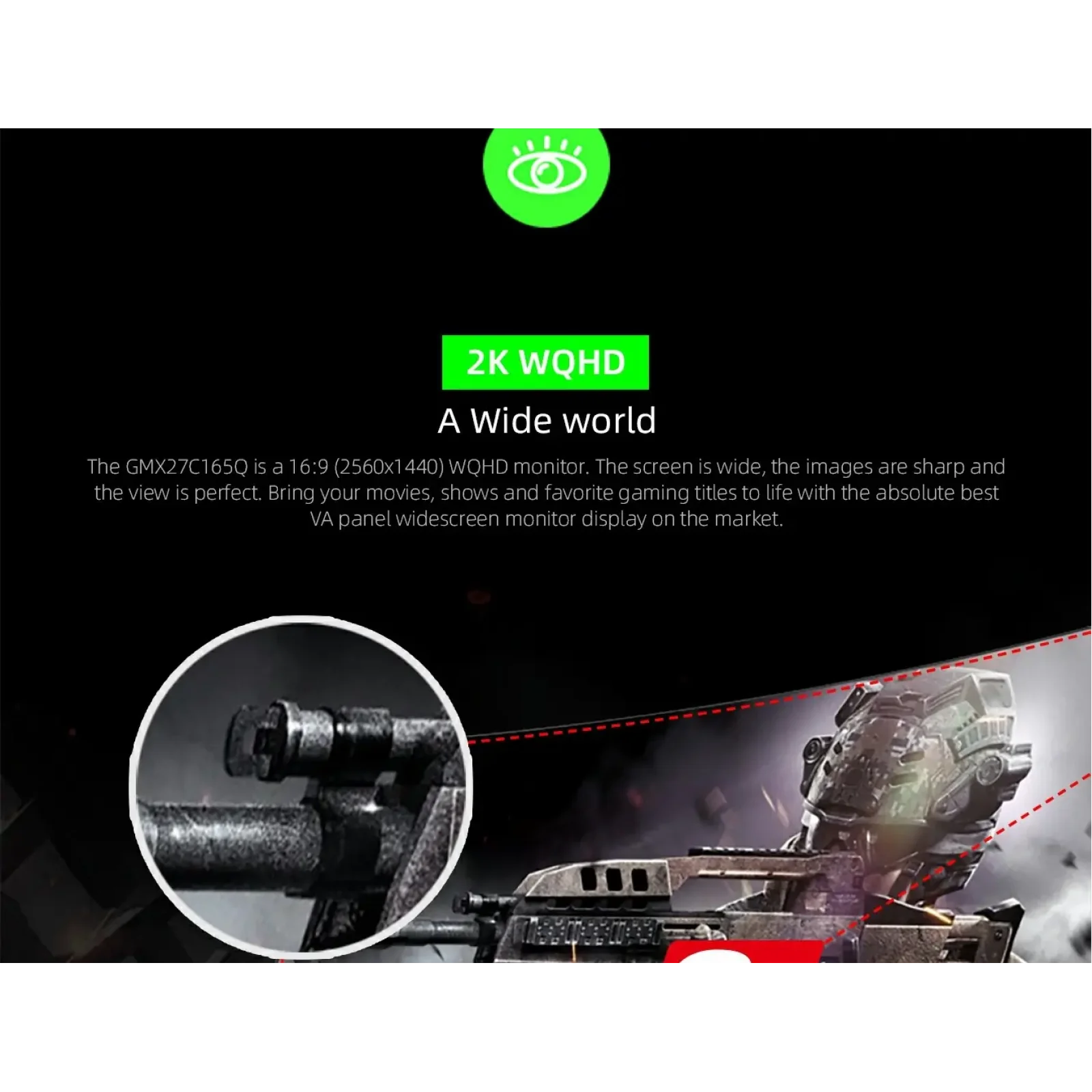 Монітор GAMEMAX GMX27C165Q UA