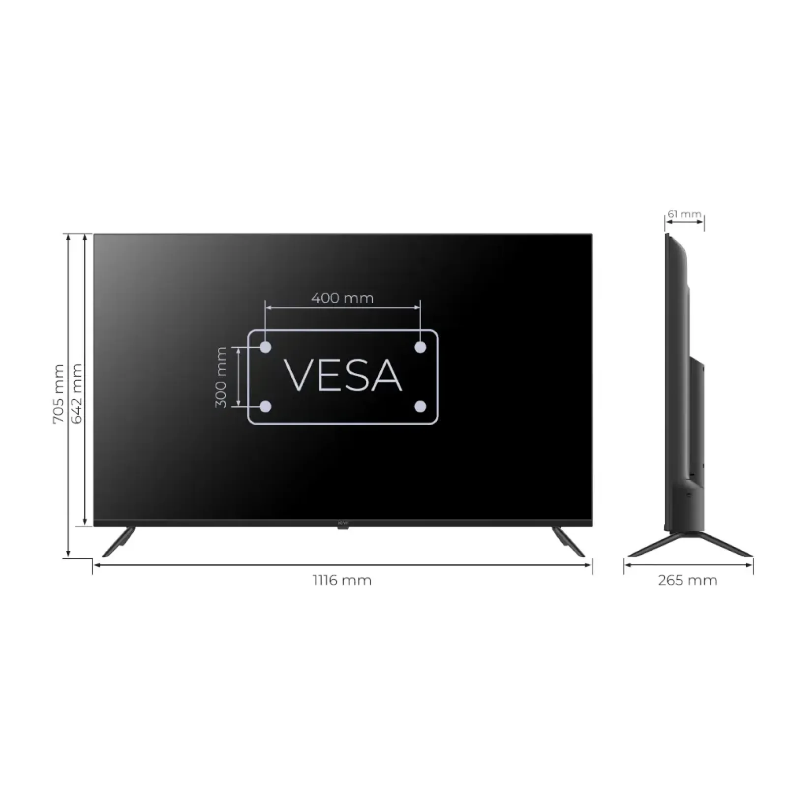 Телевизор KIVI 50'' UHD Prime E5 QLED (50U770QB) UA