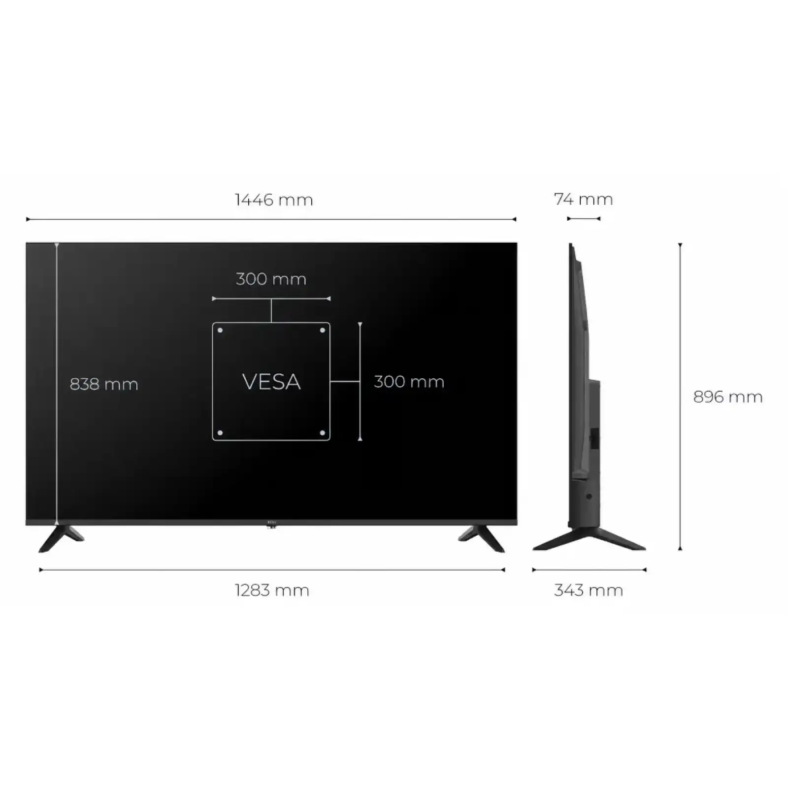 Телевизор KIVI VIDAA 65U9000HB UA