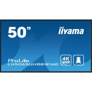 Інформаційний дисплей IIYAMA 49.5" 16:9 VA 3840х2160, 24/7, 800 кд/ м2, ОС Android 11, 2xHDMI 2.0/1xDP/2xUSB 2.0, SP LH5065UHSB-B1AG UA