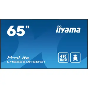 Інформаційний дисплей IIYAMA 64.5" 16:9 IPS 3840х2160, 24/7, 800 кд /м2, ОС Android 11, 2xHDMI 2.0/1xDP/2xUSB 2.0, SP LH6565UHSB-B1 UA