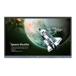 Інформаційний дисплей BENQ 65" 16:9 інтерактивний IPS UHD 18/7, 450 кд/м2, ОС Андроід 13, 8GB/64GB, IR Precision 9H.F9ETK.DE6 UA