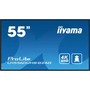 Дісплей IIYAMA 54.6" 16:9 VA РК, 3840х2160, 24/7, 500 кд/ м2, ОС Android 11, 3xHDMI 2.0/1xRS-232c/1xLAN/2xUS LH5560UHS-B2AG UA